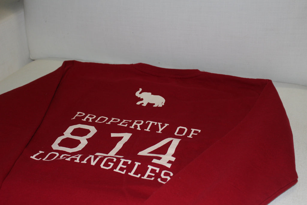 Red Property of 814 Crewneck