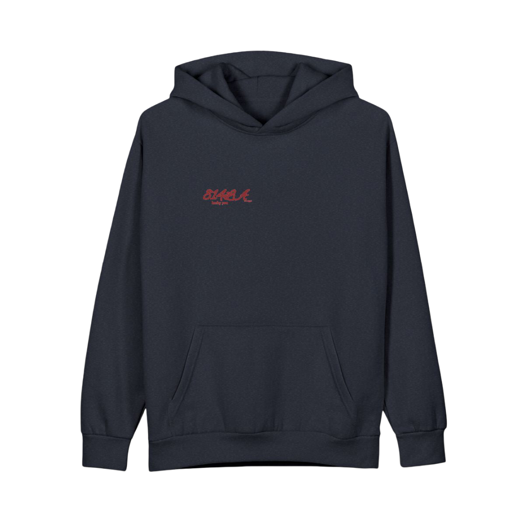Navy Lucky 814 Hoodie