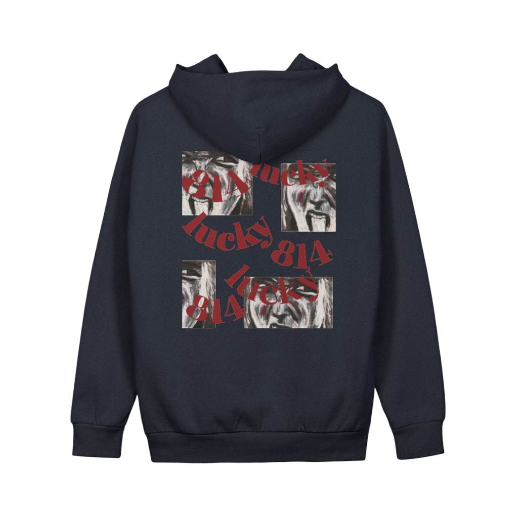 Navy Lucky 814 Hoodie